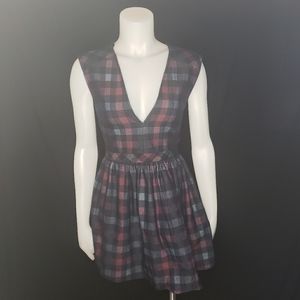 DO & BE Blue and pink jean dress